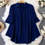 Stitched Semi Long Tops One Piece - Image 3