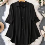 Stitched Semi Long Tops One Piece - Image 2